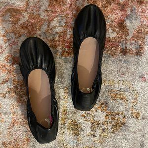 Comfy Everyday Black Scrunchy Ballet Flats